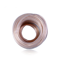Round copper braided wire grounding wire 4 square plastic coated high voltage grounding soft copper wire connection conductive tape copper stranded wire