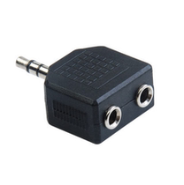  3 5mm Mobile phone computer headset one point two adapter headset 1 point 2 audio cable splitter Couple plug