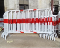 Shanghai galvanized tube spraying iron horse fence isolation fence motion queue warning line iron horse fence fence