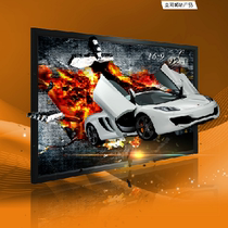 Shimeijia projection screen 92 inch 16:9 picture frame screen Projector screen Golden leaf frame projector screen