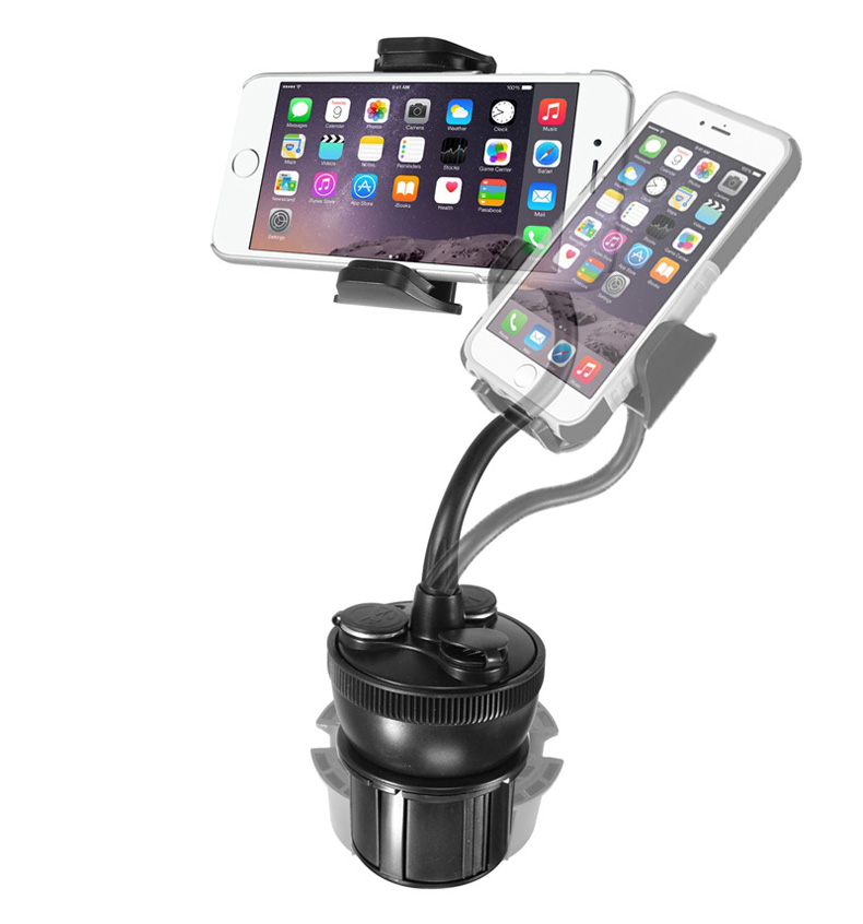 Mỹ Macally giữ điện thoại xe đa chức năng USB sạc bật lửa sạc cái nôi kết hợp phổ - Phụ kiện điện thoại trong ô tô sạc nhanh redmi note 8