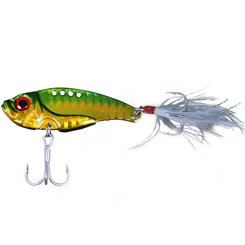 海战 Луя приманка vib mini long Vocal Tillers Sea Bass Catfish 10/15 грамм металлической железной пластины Моделирование подделка для приманки Рыбалка