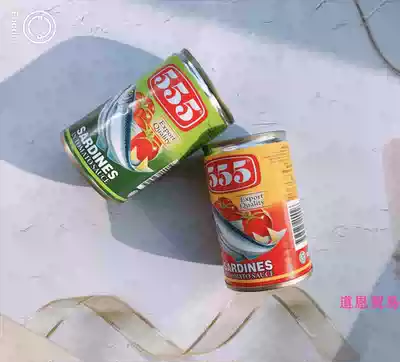 () Philippines 555 sardines canned tomato flavor 155g * 3 Listen (taste please note)