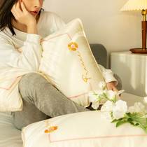 Chamomile sleep pillow pillow core home does not collapse does not deform single one velvet velvet cervical spine