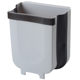 Kitchen trash can cabinet hanging folding toilet toilet paper basket household wall-mounted food waste classification trash can