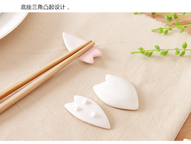 Yousiju phong cách Nhật mận đũa đũa gốm đũa đũa đũa sáng tạo nhà bếp đũa kéo đũa bộ đồ ăn giá đũa - Đồ ăn tối đĩa nhựa