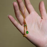 流光家 Золотая печать, подвеска, ожерелье, цепочка, бусины, аксессуар