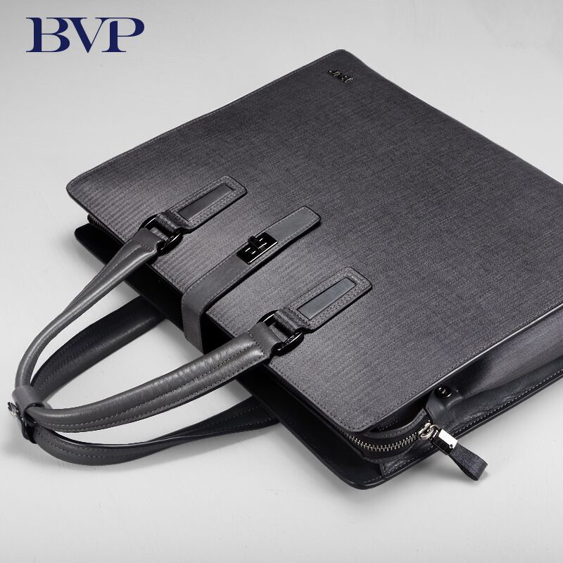 520 Gift Bvp Men's Briefcase High-End Genuine Leather Luxury Brand High-End Business Commuting Computer Handbag