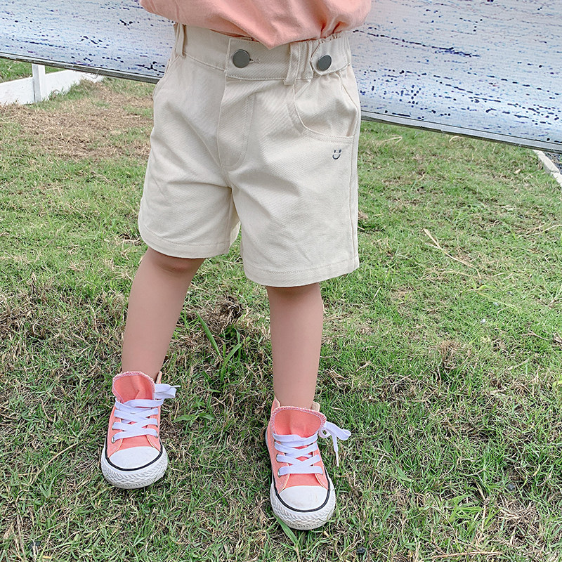 Yang Mejia Children's Clothing 2022 Summer Clothing New Girl 100 Hitch Outside Wearing Sports Shorts Baby Casual Pants