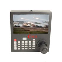 4-way car NVR keyboard Display Terminal Three-in-one network forensics host IP car PTZ recorder