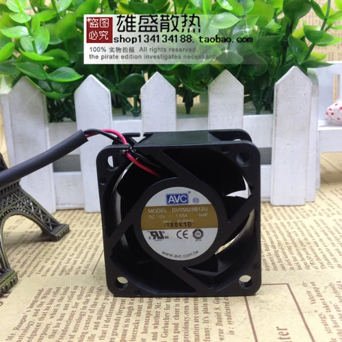 Тайвань AVC High -Speed ​​Bistent Fan 5028 5CM CM 5CM 12V 1,65A DV05028B12U