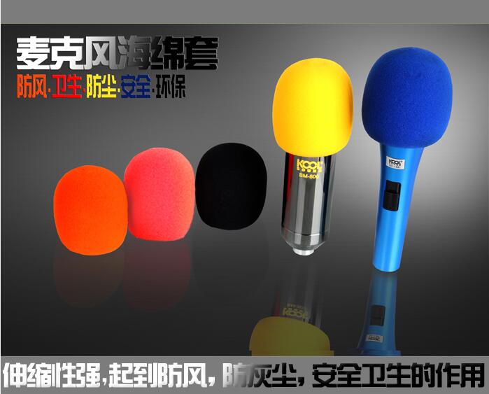 Shock explosion High density thickened microphone sponge windproof microphone microphone cover Popular microphone sponge cover windproof cover