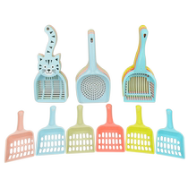 Pet Supplies Plastic Cat Litter Kitty Pooch With Dog Food Shovel Cat Sand Shovel Multifunction Single