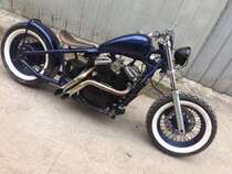 Light riding Korean GV300S Xiaoxing modified Harley retro exhaust pipe horseshoe sound with silencer plug