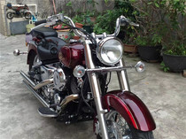 Cruise retro racing 400 Iron Horse 400 sand to 400 750 modified exhaust straight row with silencing horse tellurium sound