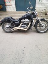 Cruise Retro sand 400 750 Iron Horse 400 modified exhaust pipe straight row with silencing