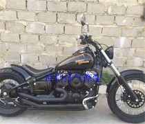 Cruise Prince Car Racing Star 400 modified Harley VH exhaust pipe straight row pure Horseshoe