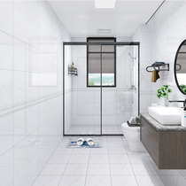Kitchen white wall tiles 300x600 modern minimalist bathroom non-slip floor tiles Nordic jazz white porcelain tiles tiles