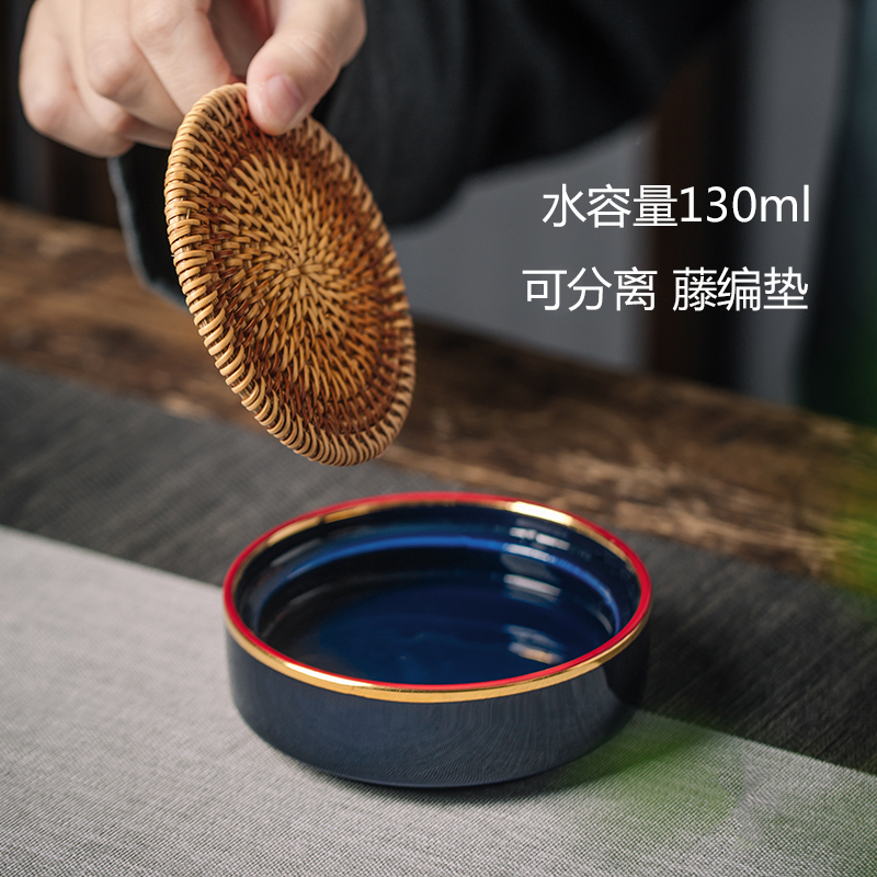Creative regnant yipin pot pot bearing pot bearing ceramic contracted dry mercifully kung fu tea tea tray of pot dish
