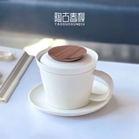 Керамический чай, чайная чашка, крышка, фильтр со стаканом, для влюбленных, делается под заказ, с печатью вашего логотипа