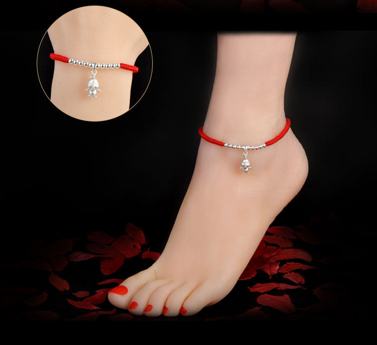 Bracelet de cheville Femme en Argenterie - Ref 3104233 Image 17