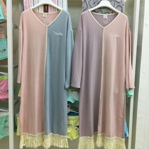 Home Clothes Ladys Pajamas Pure Cotton Long Sleepers Comfortable and Soft