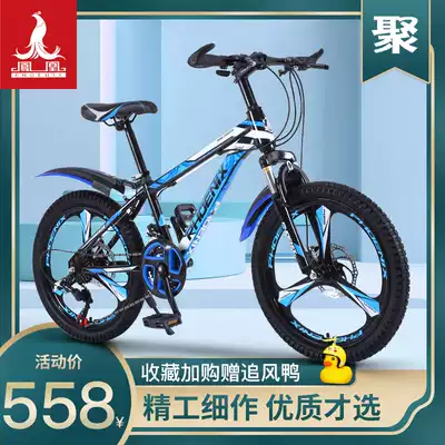 Phoenix bicycle 20 inch 22 inch children's mountain bike youth student car men and women single speed variable speed car racing