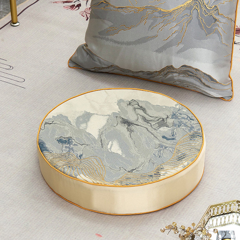 Round meditation cushion temple kneeling cushion chair cushion removable and washable non-slip thickened cushion dining chair cushion custom