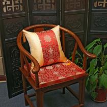 Chinese silk satin brocade red solid wood removable and washable chair cushion 45X50 45X50 40X45 40X50 40X50 be set