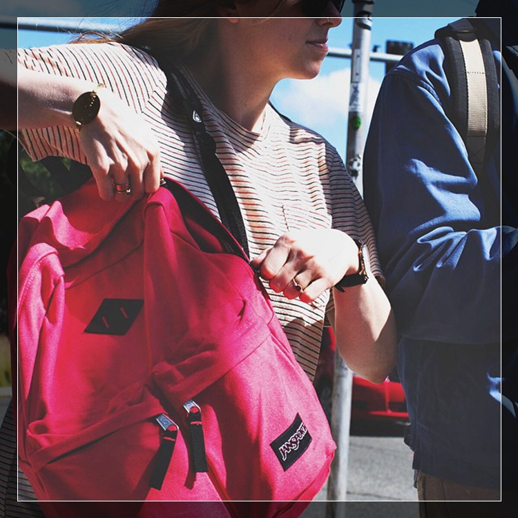 American Jasper Jansport HOFFMAN T29G outdoor canvas backpack backpack bag