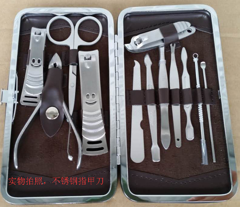 Original imported all stainless steel pedicure clippers nail clipper set nail clippers nail clippers home manicure tool set