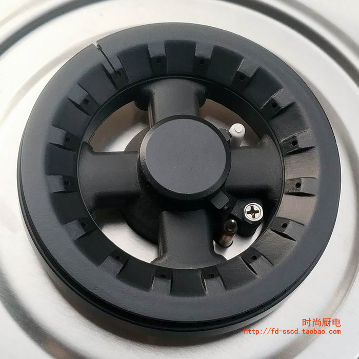 Europie Q304 Q310 Applicable embedded gas stove with stove head accessories Fire Cover aluminium bottom copper upper fire cover