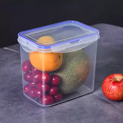 4 2 liters rectangular refrigerator fruit preservation storage box food grade fresh box plastic sealed box toast container