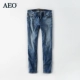 Quần jean vừa vặn của AEO American Eagle 0117_4338 quần đùi nam