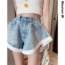 DARE buyer shop MASION W denim buds shorts loose wide leg pants high waist women