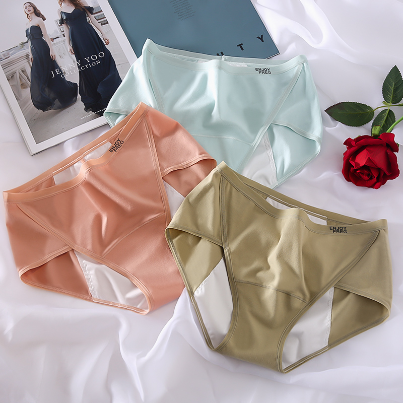 Pregnant women underwear pure cotton maternal moon shorts to deliver pants and pants anti-side leakage of pregnant women