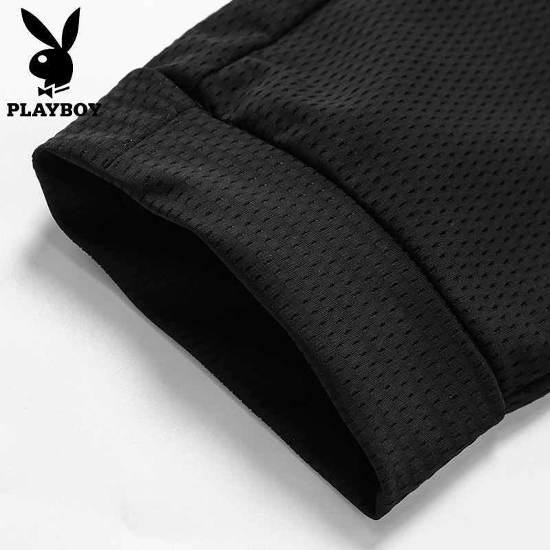 Playboy quần flagship bình thường của nam giới xu hướng mùa hè sinh viên mỏng lỏng thở thiếu niên quần chín điểm của nam giới