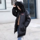 Quần áo cotton nữ dài 2018 mùa đông phiên bản mới của Hàn Quốc của quần bf cotton nữ dày lông thú cổ áo rộng quần áo cotton áo khoác thủy triều áo khoác phao nữ