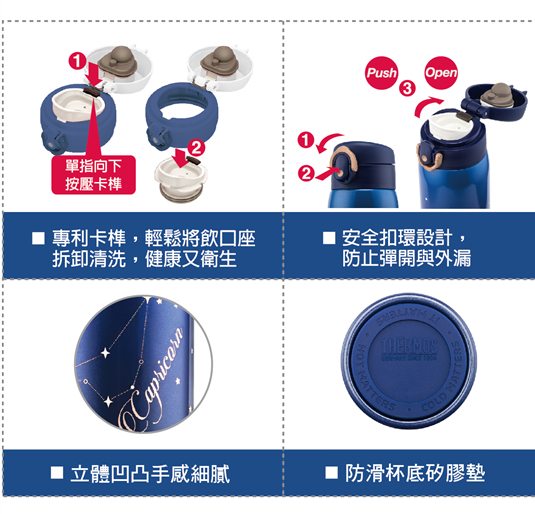 Phích cốc Zodiac Remanbar TCMB-550 551 Năm Đinh Hợi Tết Nguyên đán kỷ niệm cốc quà - Tách bình thủy giữ nhiệt