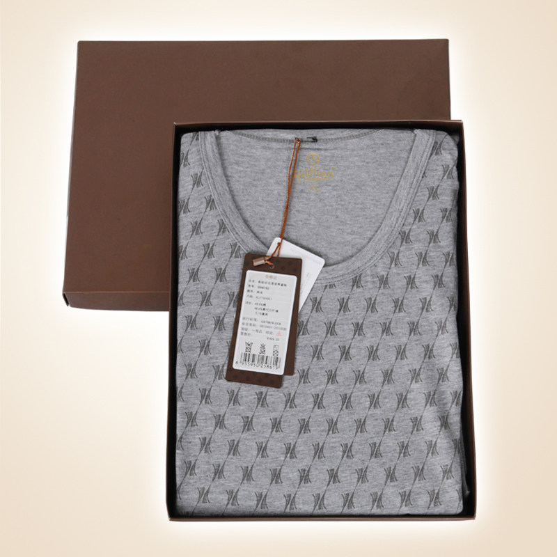 Kingley came Modale Cotton Aki sanitary pants men's thin hair coat - coat winter gift box