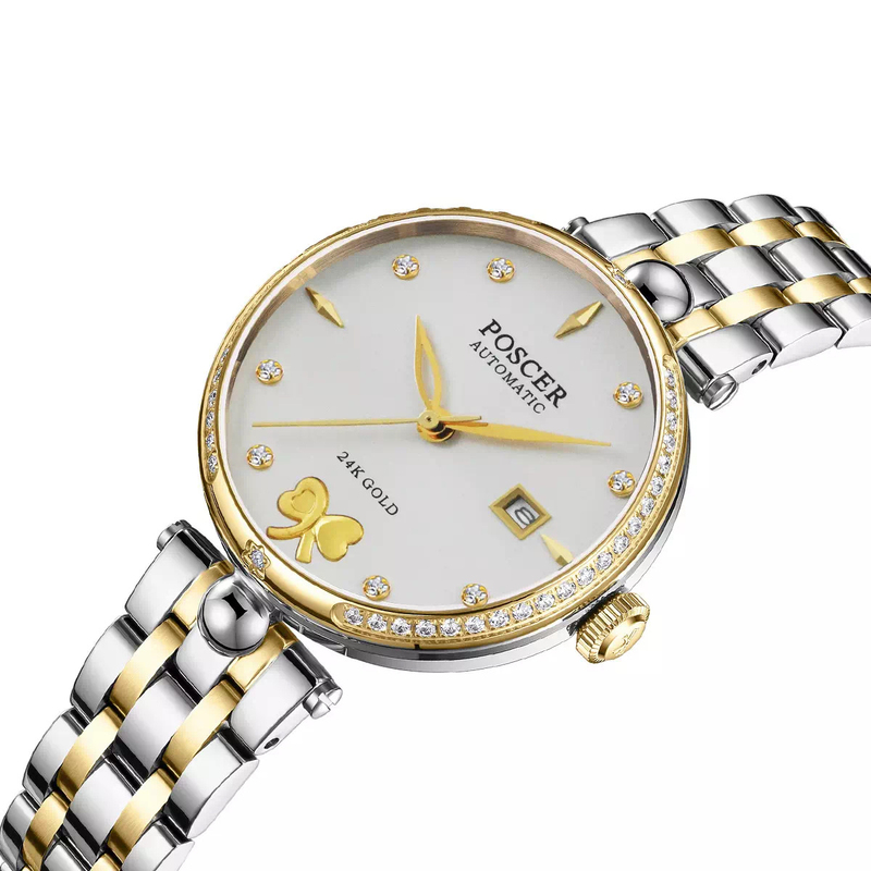 Authentic Porsche Watch for Women, 24K Gold, Fully Automatic Mechanical, Fashionable, Waterproof, Calendar, Porsche 6218 Authentic Porsche Watch for Women, 24K Gold, Fully Automatic Mechanical, Fashionable, Waterproof, Calendar, Porsche 6218