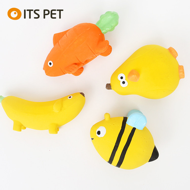 qmonsteritspet pet dog toy relieves boredom young and medium-sized dog molar latex sounding cat bite-resistant
