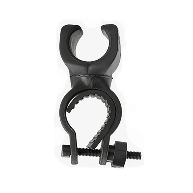 Red Wasteland 360 Degrees Rotating Bike Torch Light Rack Mountaineering Car Lamp Holder Riding Flashlight Light Clip Fixed Rack D