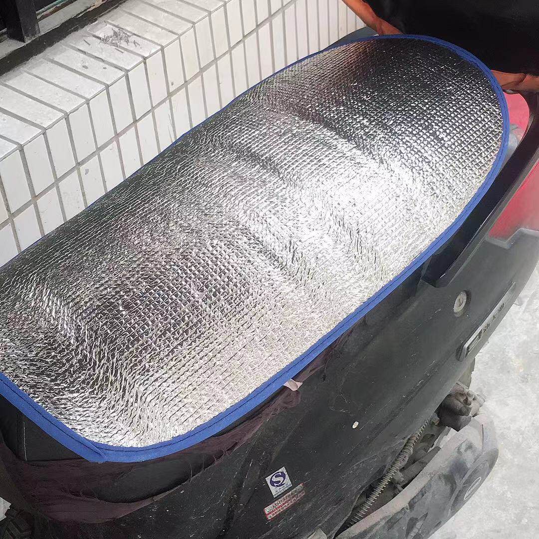 The power of red and wild summer electric car sunscreen reflective cushion aluminum film waterproof cushion motorcycle increase cushion
