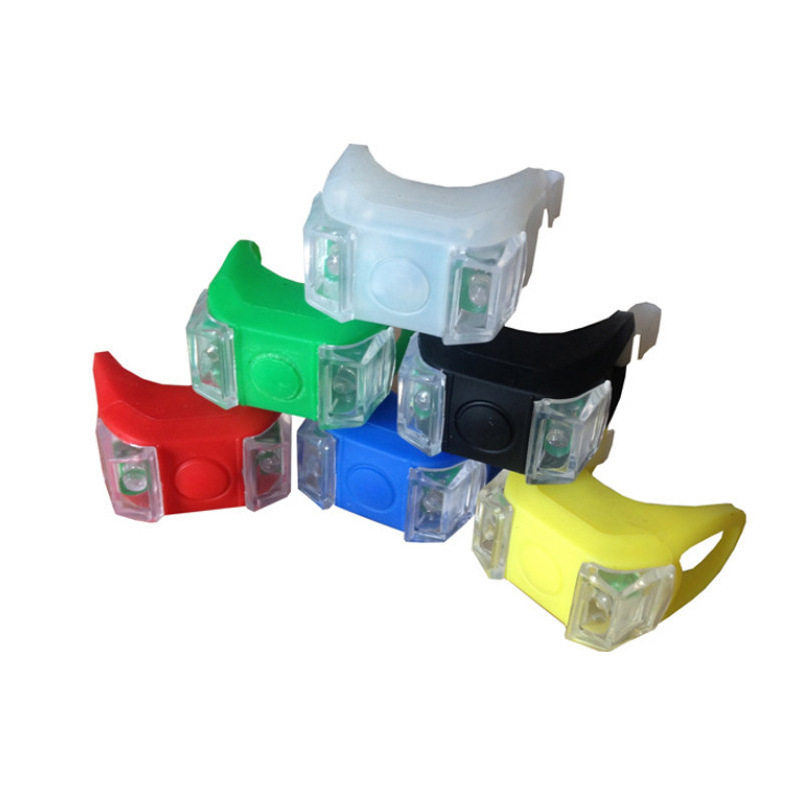 Red Wilderness 6 Generation Frog Light Bike Warning Lights 6 Color Colorful Tail Lights Three Flash Riding Equipment Accessories