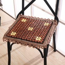 Summer single-piece bamboo mat cushion mahjong mat sofa cushion car office computer chair cushion crochet mahjong mat
