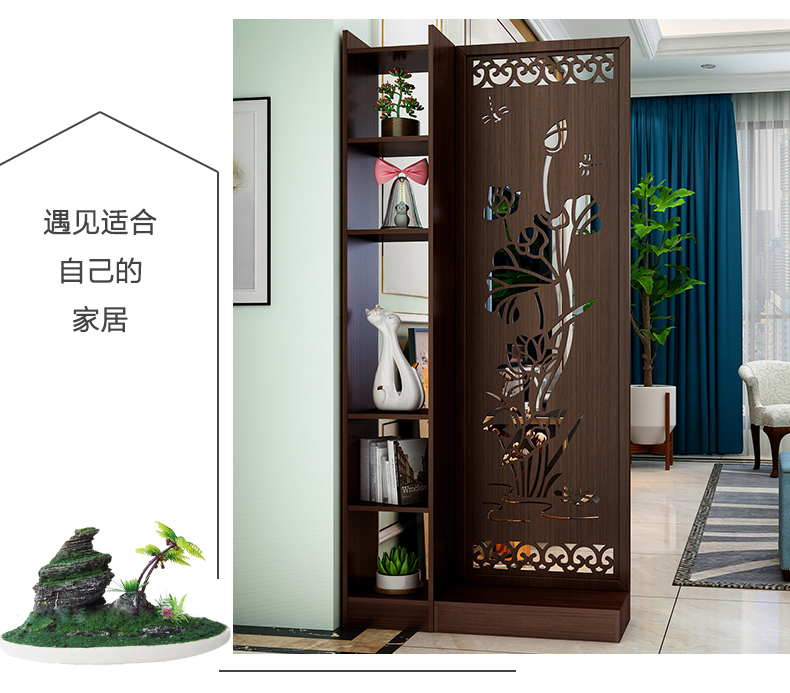 Màn hình Trung Quốc màn hình phân vùng phòng khách hiên tường hiện đại tối giản trang trí phòng ngủ tắc phòng hộ gia đình căn hộ nhỏ - Màn hình / Cửa sổ vách ngăn phòng bằng gỗ