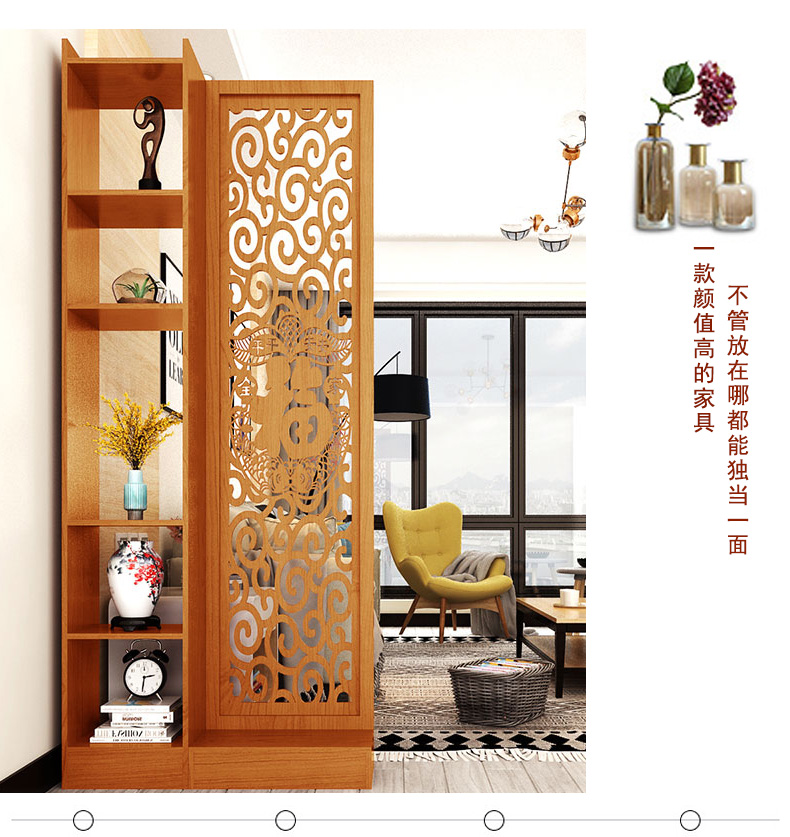 Đơn giản và hiện đại Trung Quốc màn hình tủ bên màn hình màn hình phân vùng nhà rỗng bằng gỗ phòng ngủ phòng khách văn phòng - Màn hình / Cửa sổ khung cửa sổ đẹp