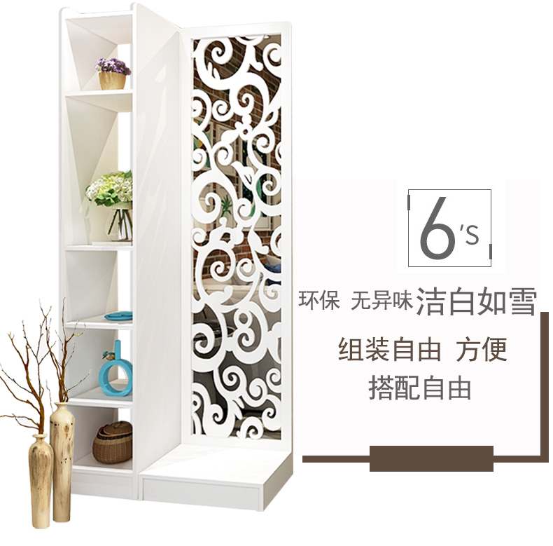 Hiện đại tối giản sáng tạo phân vùng màn hình phòng khách hiên tủ phân vùng trang trí hai mặt màn hình rỗng vách ngăn tủ - Màn hình / Cửa sổ bình phong di động
