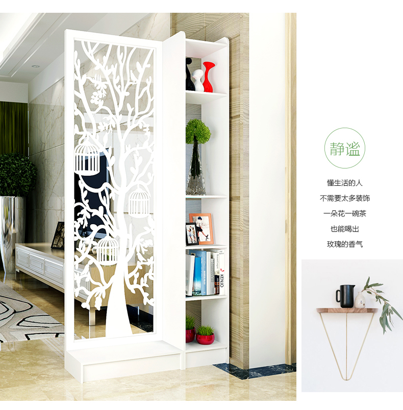 Nội thất tối giản hiện đại nội thất màn hình phân vùng phòng khách Châu Âu rỗng ghế màn hình hiên tủ phân vùng có thể được lắp ráp xung quanh - Màn hình / Cửa sổ mẫu bình phong đẹp